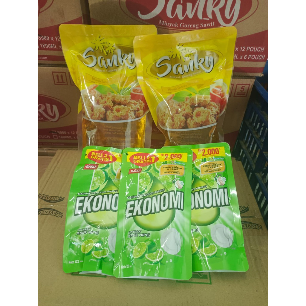

Paket Hemat 5 pcs ( 2 minyak sanky S900 & 3 Sabun Ekonomi )