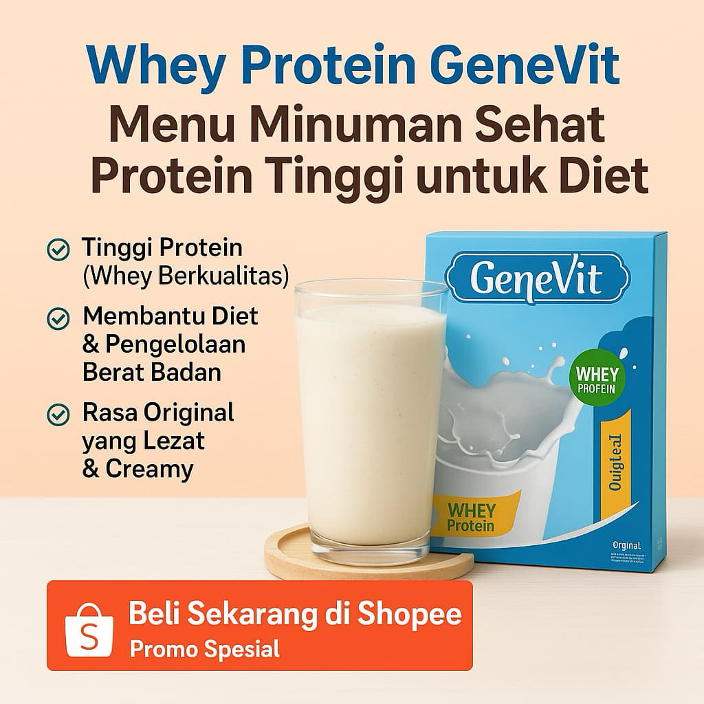 

susu diet susu rendah kalori Genevit Susu whey protein genevit susu Tinggi protein