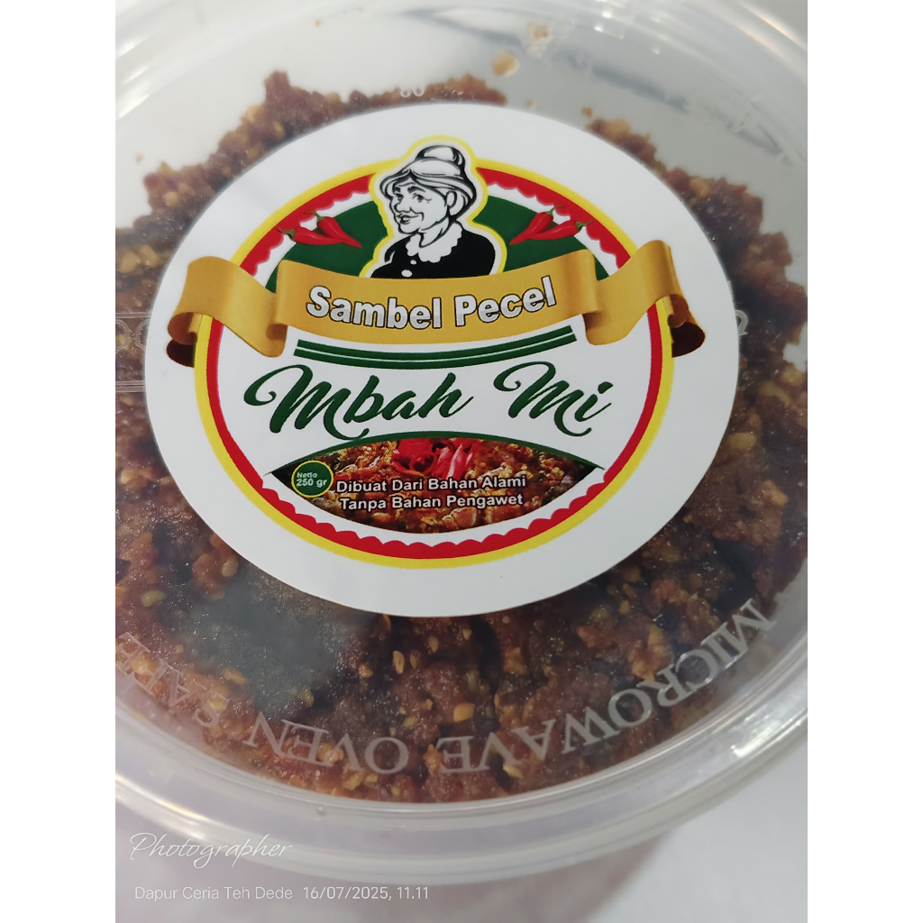

Sambal Pecel Asli Jawa Timur Tanpa Pengawet dan Tanpa MSG Tahan 3 Bulan Mbah Mi