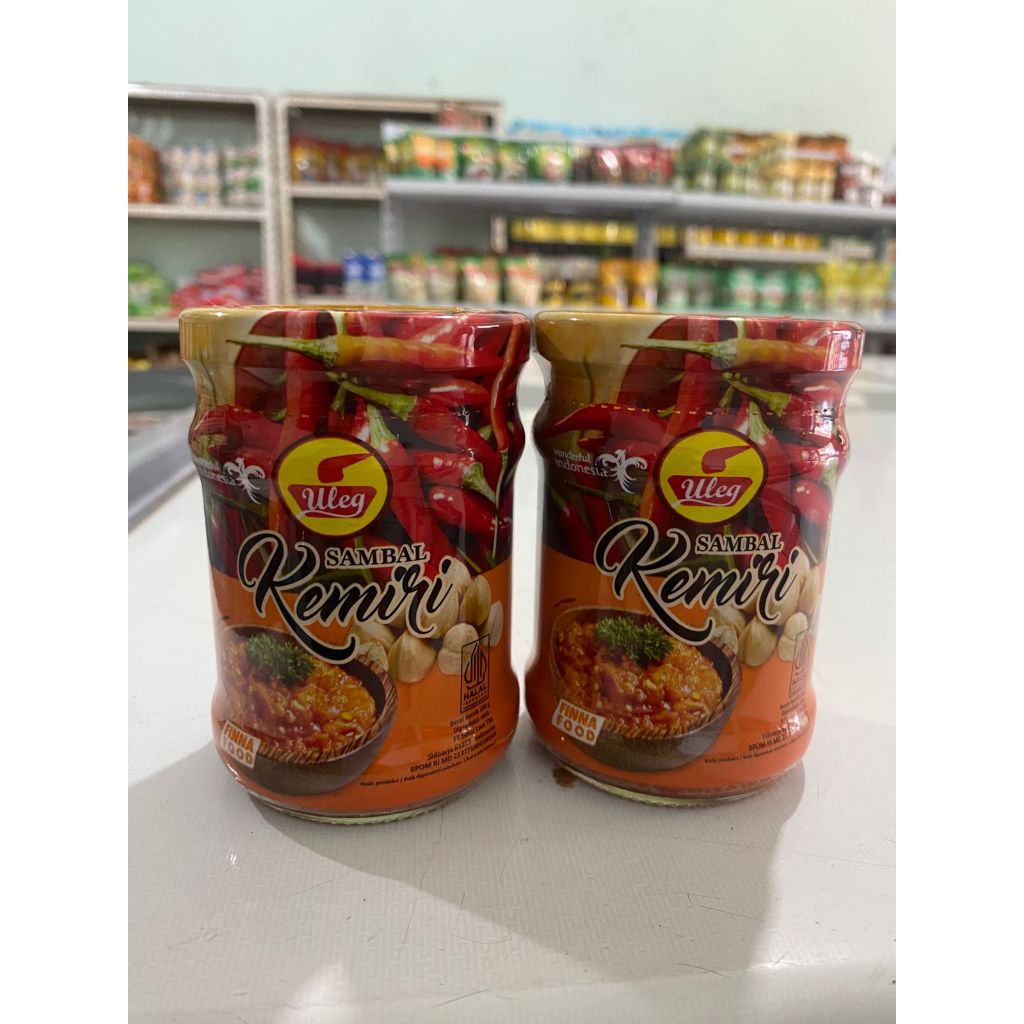 

Sambal Uleg Finna 175gr (Teri, Udang & Kemiri )