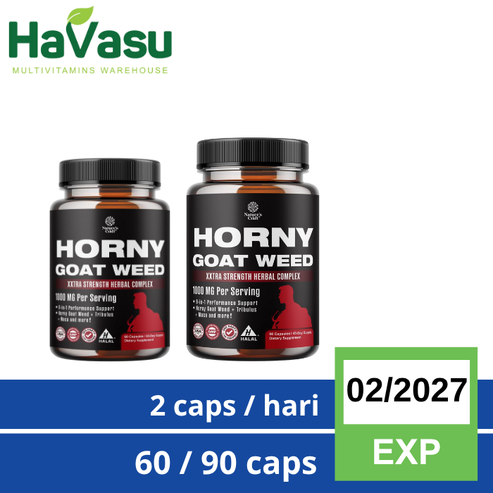 Natures Craft Horny Goat Weed Maca Root Stamina Libido Booster