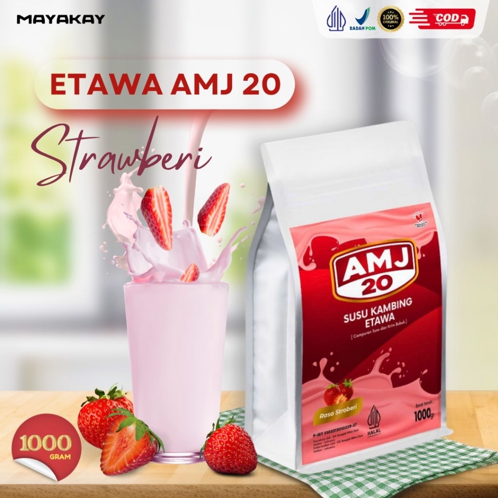 

Etawa AMJ20 - Susu Kambing Etawa Asli Original Atasi Nyeri Sendi dan Tulang