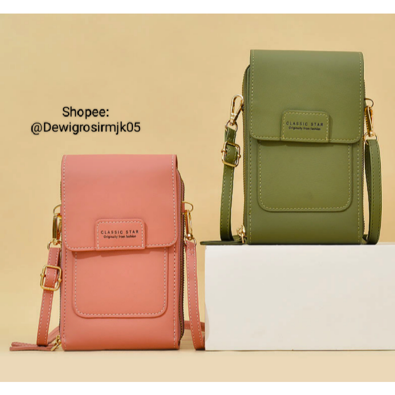 (IMPORT KOREA) Tas selempang wanita tas bahu wanita tas hp wanita tas wanita selempang