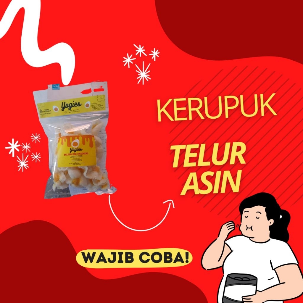 

Kerupuk Telur Asin Khas Ringan Kota Kotamobagu, Yogies Kerupuk Telur Asin