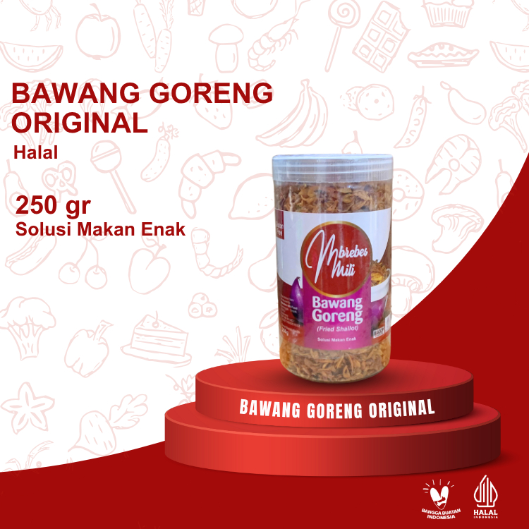 

Bawang Goreng Brebes MbrebesMili 250g – Tanpa Tepung