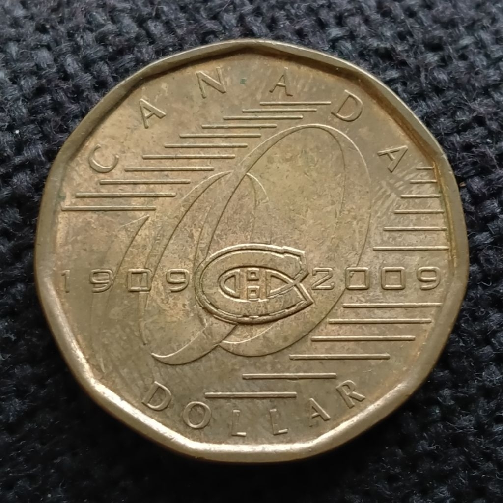 Koleksi Koin Canada 1 Dollar 2009 Montreal Canadies