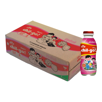 

Morinaga chil-go Susu Cair Steril Stroberi 36 x 130 ml - Karton