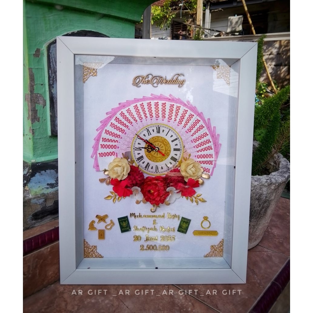 Mahar Jam dinding custom