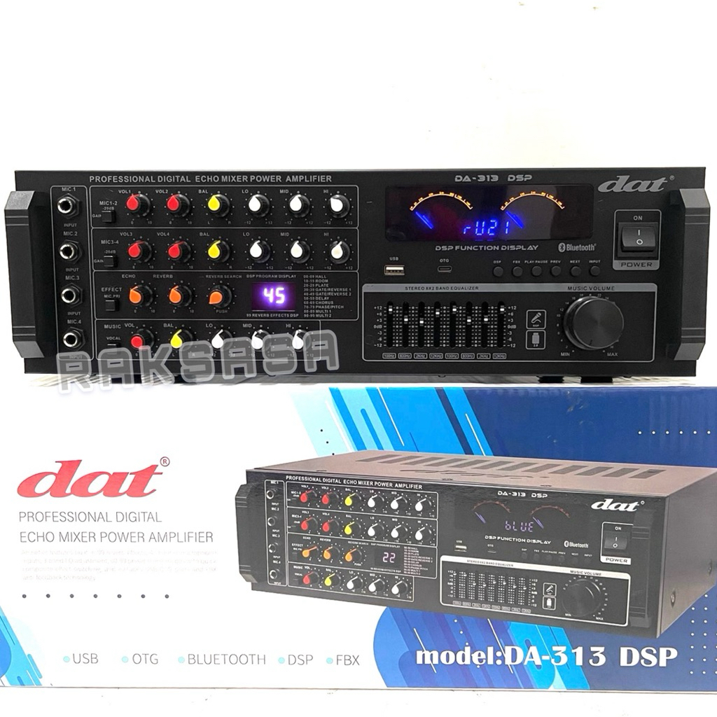 Power amplifier NEW DAT DA 313 DSP original dat da 313 dat da313 da