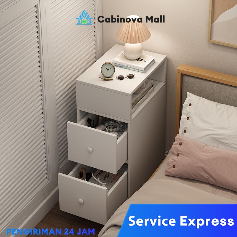 Meja Nakas Rak buku serbaguna Lemari Penyimpanan Multifungsi Lemari Kayu Meja Sudut Meja Kamar Untuk