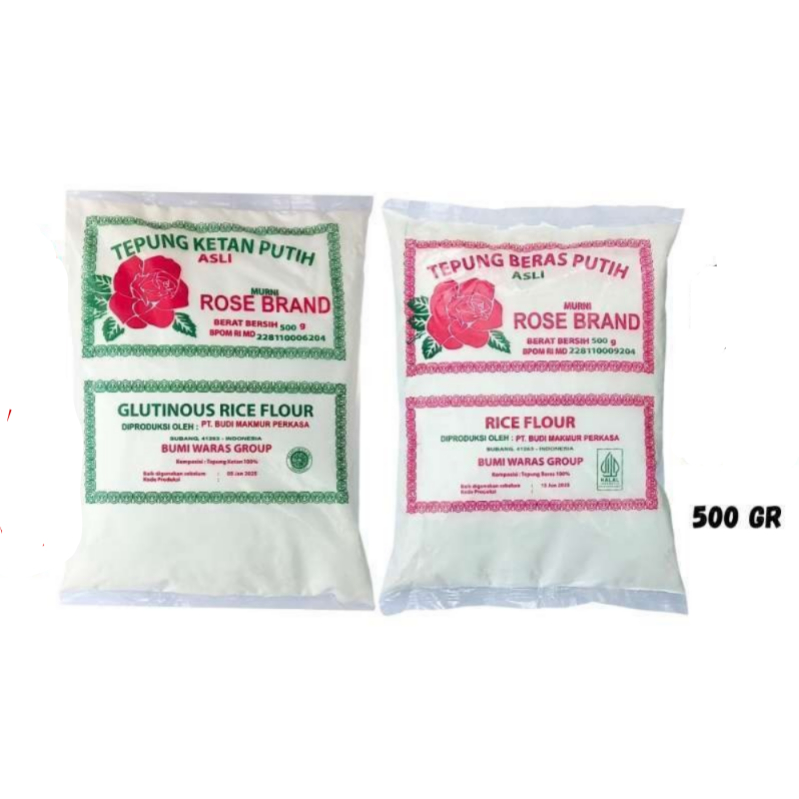 

Tepung Beras Rose Brand Tepung Ketan Rose Brand 500 gr - Tepung Rose Brand 500gr