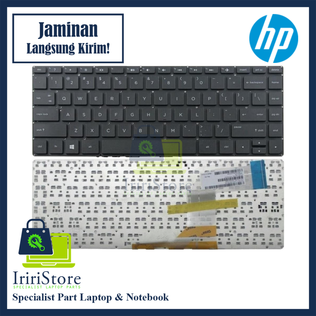 Keyboard HP Pavilion 14V039TX 14V041TX 14-V 14V043TX 14V202TX Original Black