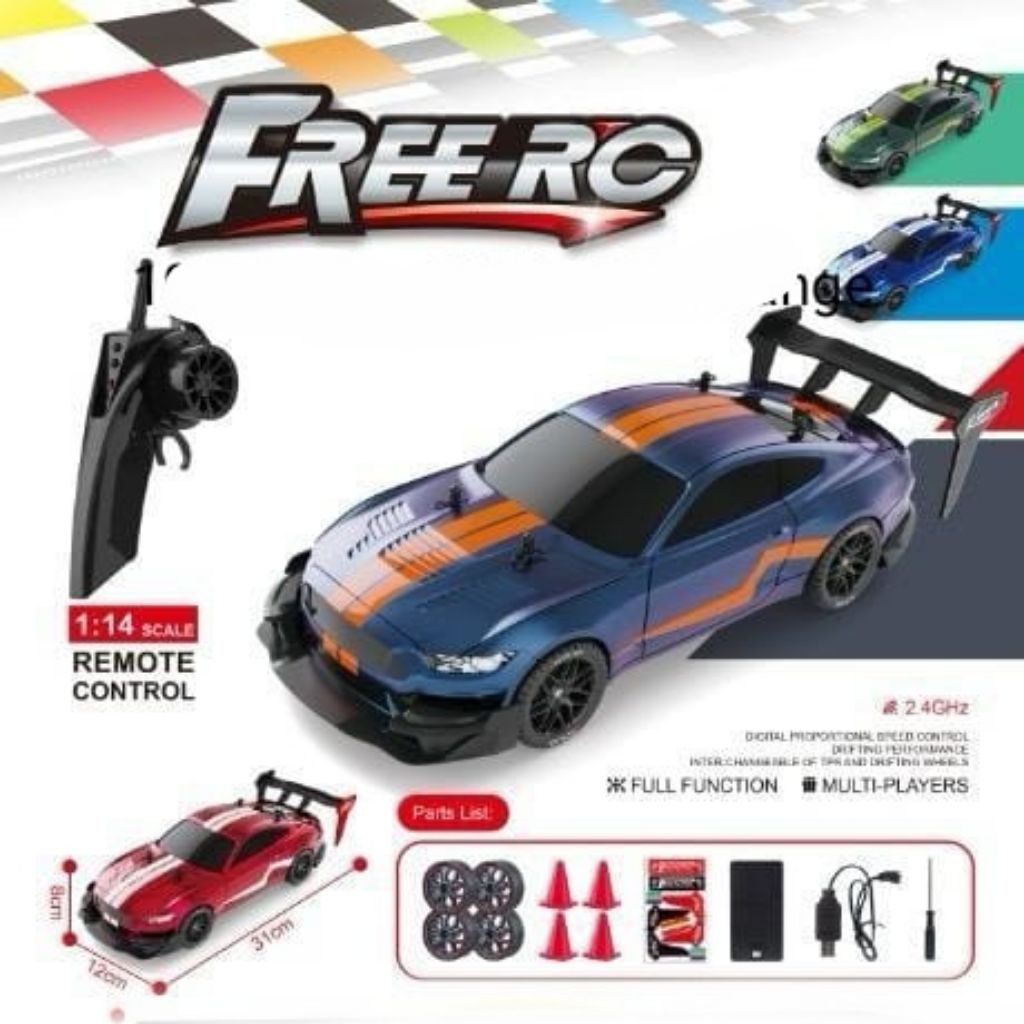 mobil remote control drift 4wd semi propo