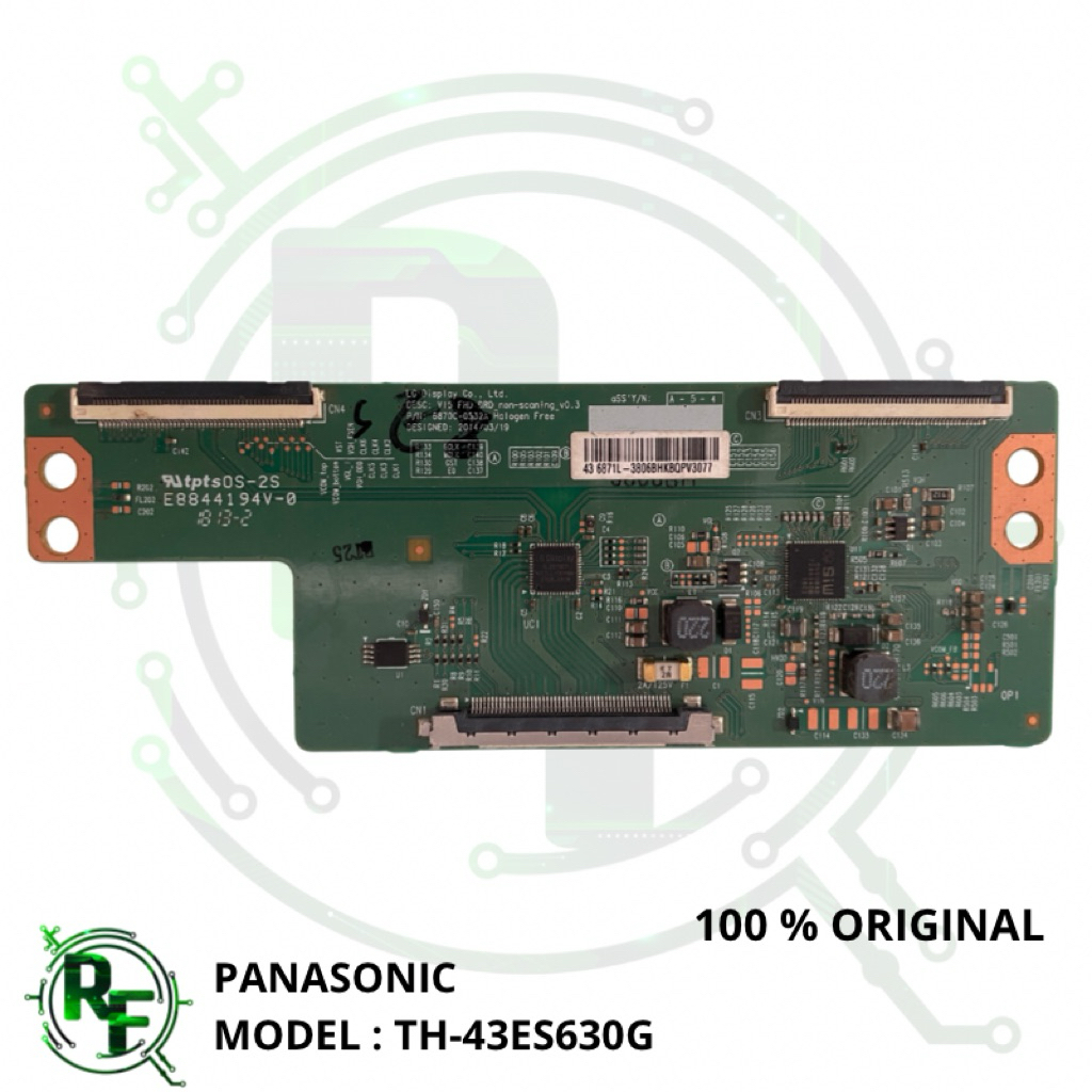 TCON T CON TICON BOARD MESIN TV LED PANASONIC TH-43ES630G TH 43ES630 G