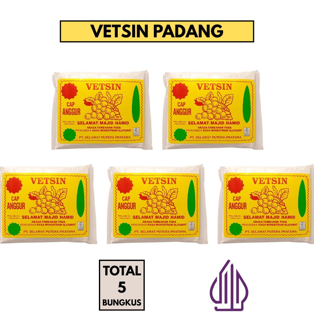 

VETSIN CAP ANGGUR PRODUKSI SELAMAT MAJID HAMID ASLI SEJAK 1943 / BARANG SESUAI