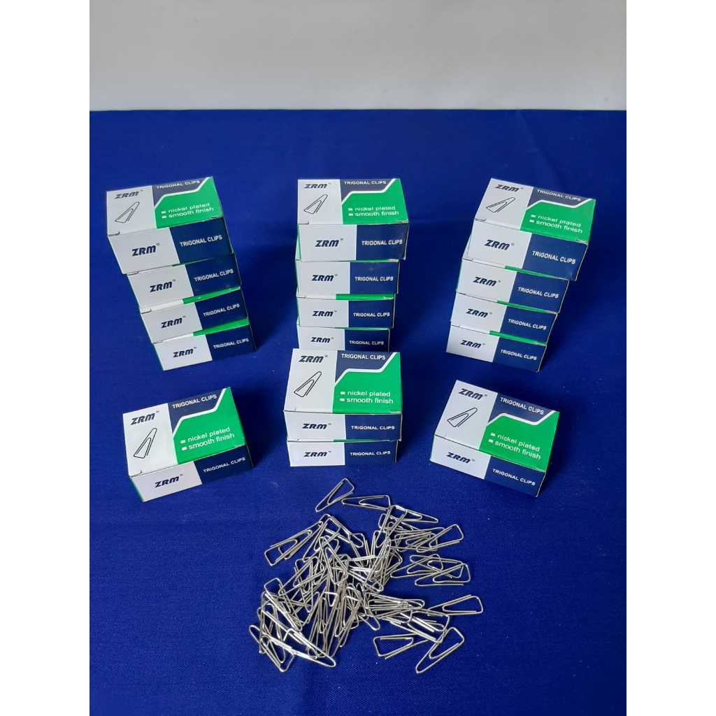 

Paper clip trigonal clip ZRM no 3 paperclip murah paperclip 5000 isi 4 box klip kertas murah PAPERCLIP MURAH OBRAL 5RB DAPAT 4 BOX