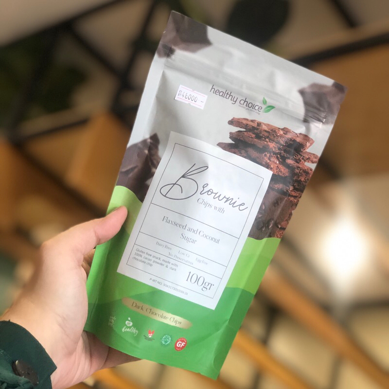 

[oddsolshop] pekanbaru/HC Healthy Choice Dark Chocolate Brownies Chips 100GR Brownis Chip Cokelat