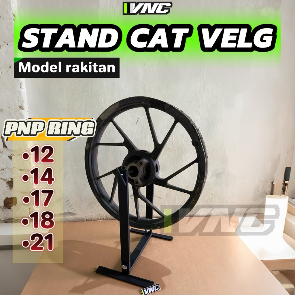 STAND REPAINT VELG RING 12-21 model rakitan.dudukan velg/TATAKAN velg pnp semua velg motor