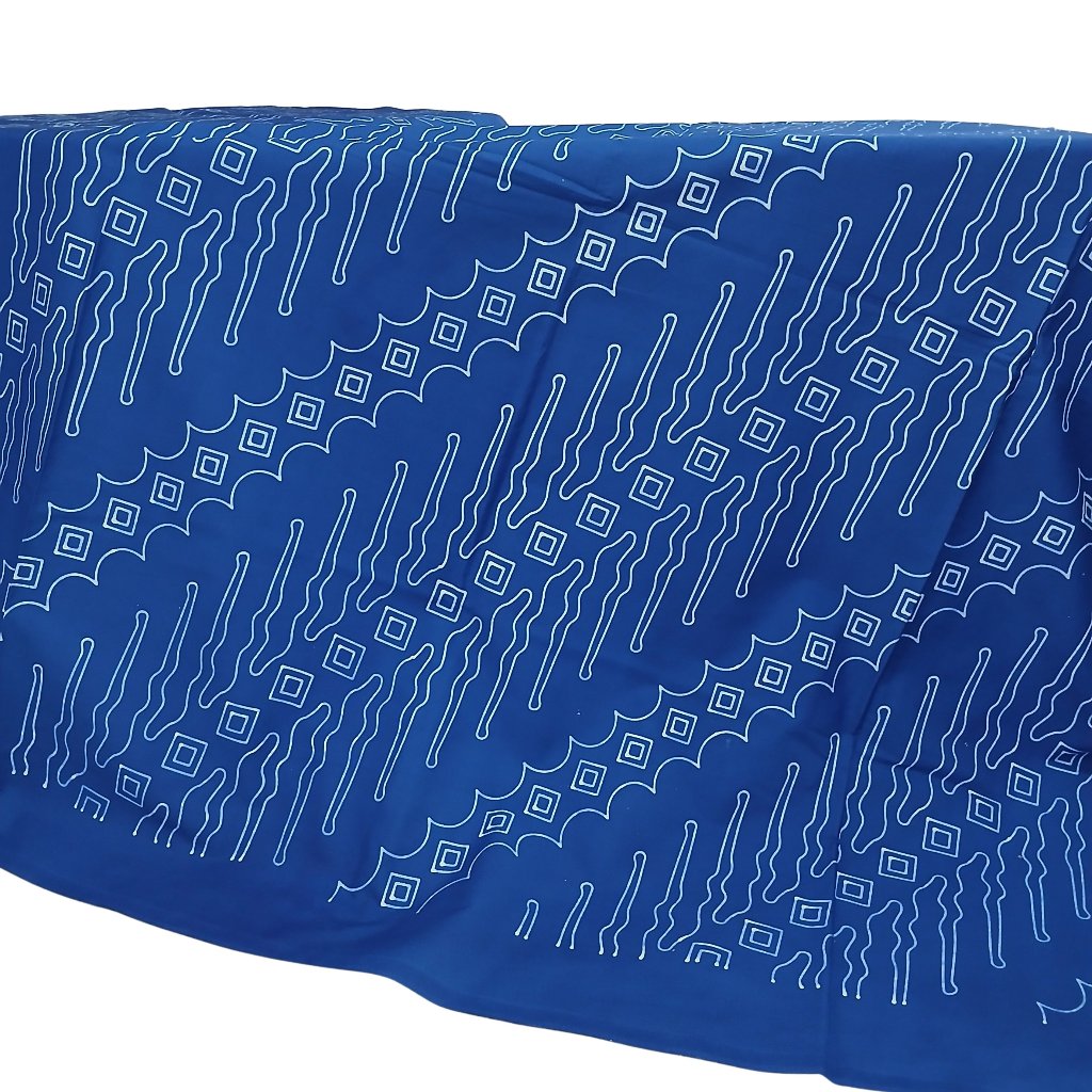 Kain Batik Motif Parang Ageng Biru / Kain Meteran