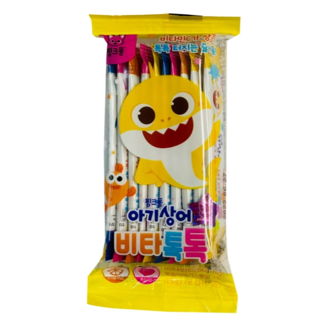 

Pinkfong Baby Shark Vita Toktok Candy Peach / Kembang Gula Keras Rasa Buah Persik 1.5 Gr x 10 Pcs