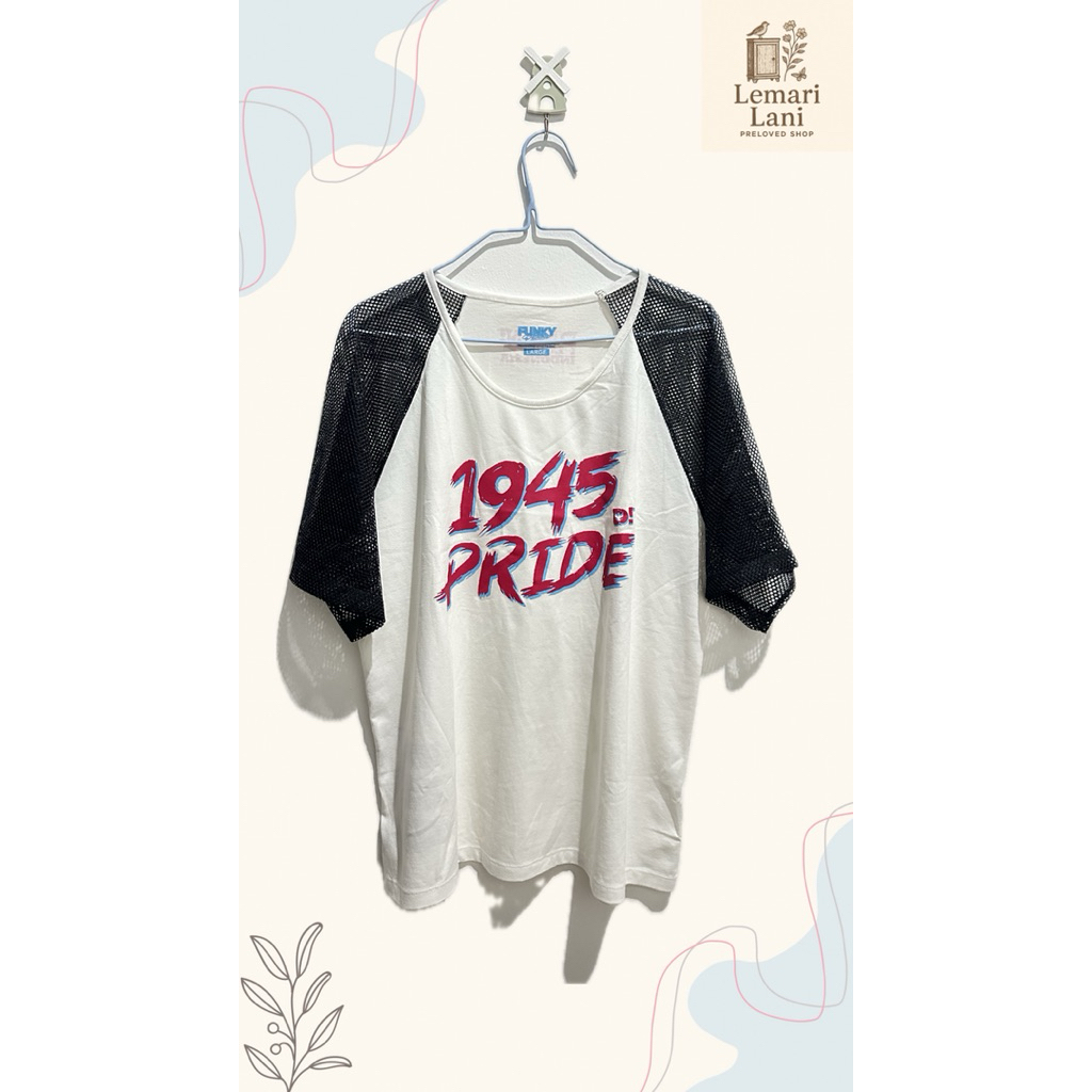 Baju Kaos Damn I Love Indonesia 1945 Pride Original Ukuran Large / Preloved