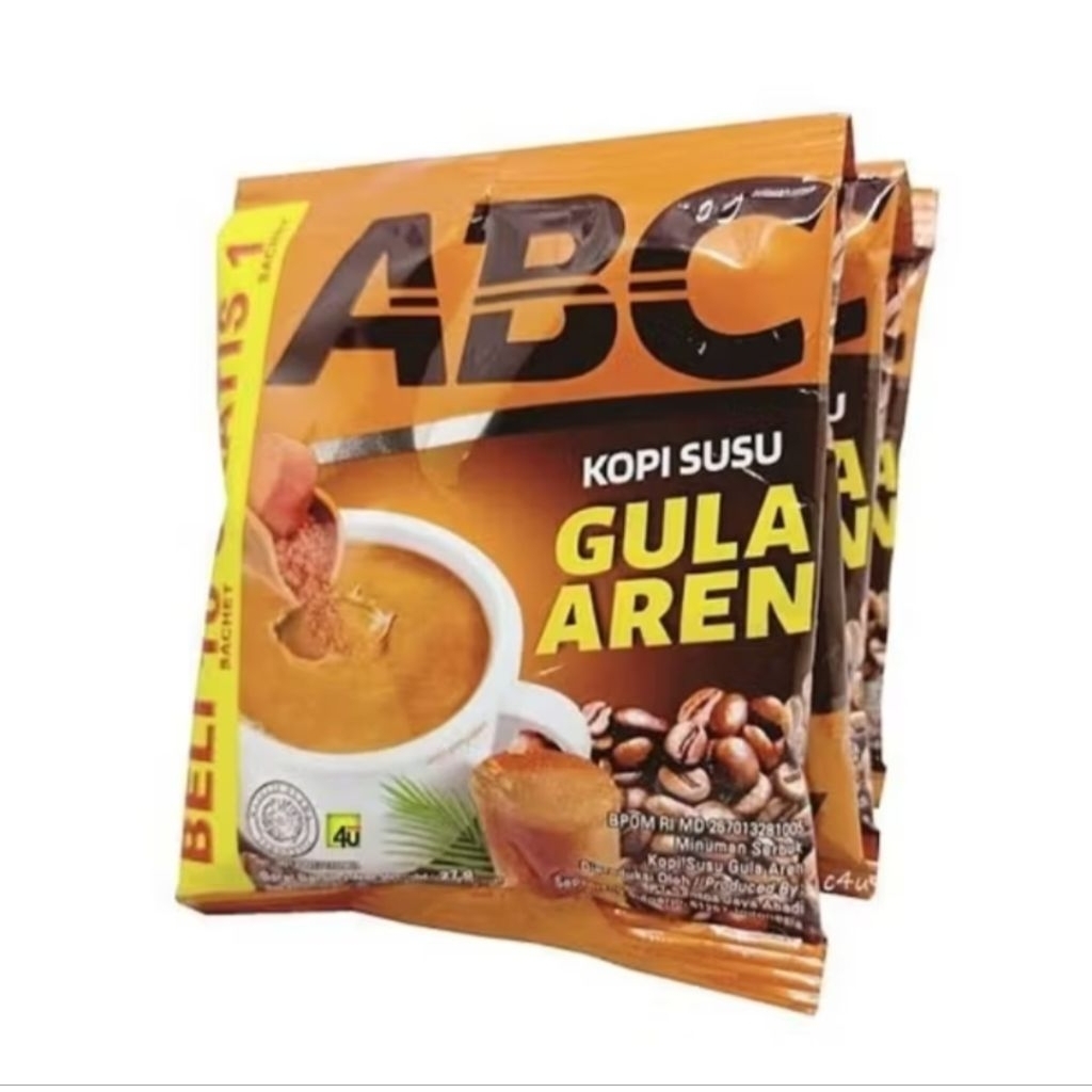 

kopi ABC susu gula aren 1 renceng kemasan baru