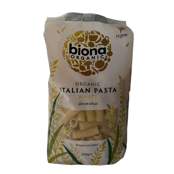 

Biona Italian Pasta Organik Organic White Rigatoni Bronze Extruded 500gr