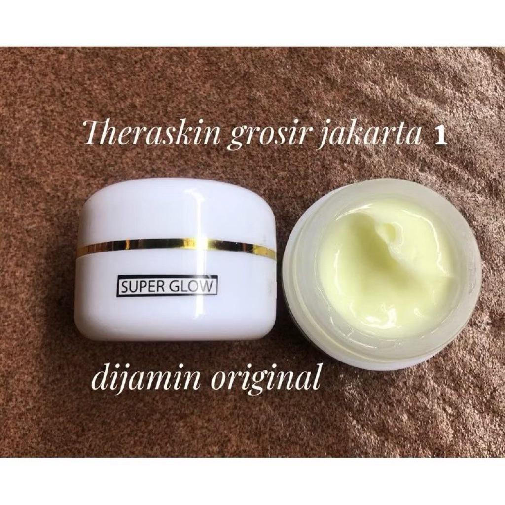 Super glow Night Cream gel - krim malam whitening / memutihkan & menghilangkan flek tebal