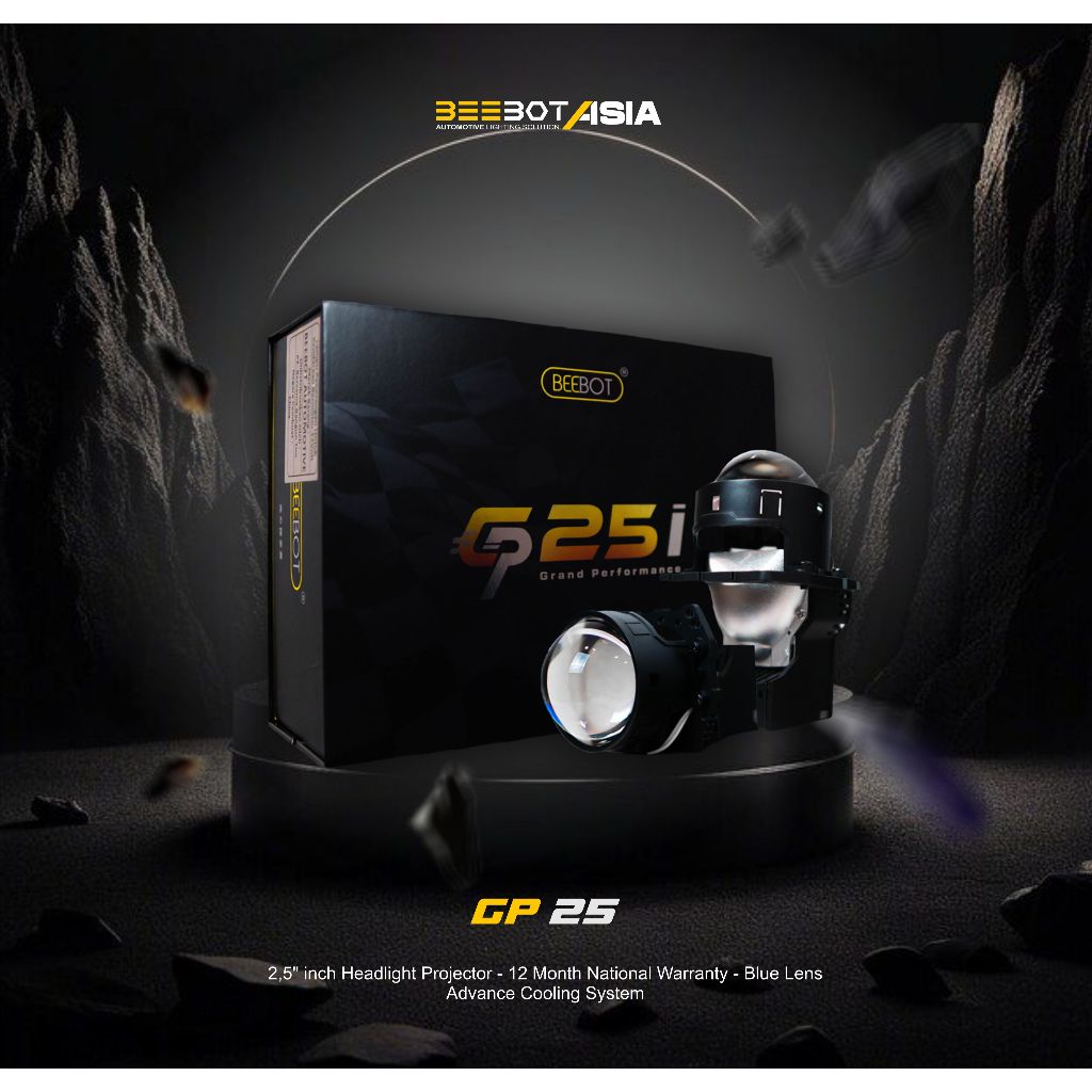 BEEBOT BILED HEADLAMP PROJECTOR 2.5inch - GP25I 75-85WATT