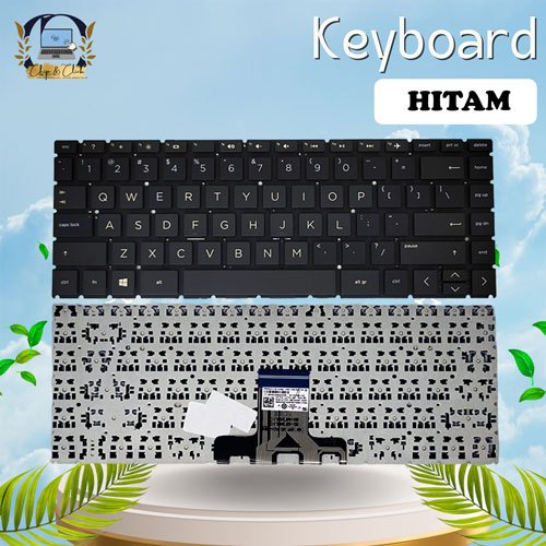 14CK Keyboard Laptop HP 14-ck0012tu 14-ck0013tu 14-ck0016tu 14-ck0018tx 14-ck0132t BERGARANSI