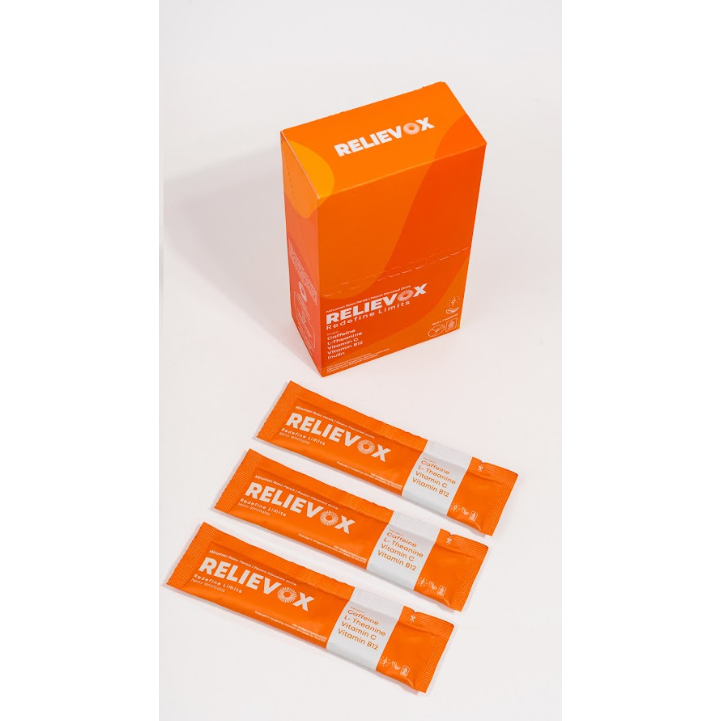 

1 Box RELIEVOX! Teman Lemburmu Malam Ini – 18ml Sachet Siap Minum – Caffeine, L-Theanine, Vitamin C & B Kompleks dengan Stevia