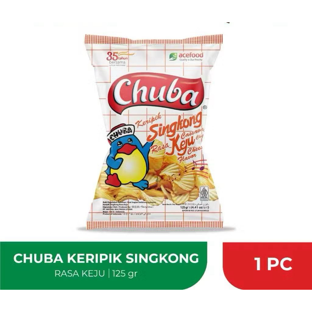 

Chuba keripik singkong rasa keju 125gram