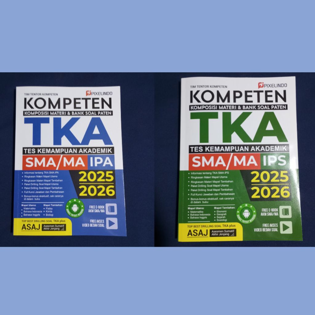 Preloved BUKU KOMPETEN TKA SMA/MA IPA & IPS 2025/2026