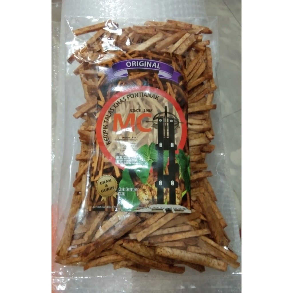 

Keripik Talas Khas Pontianak / Talas MC / Stick Talas Pontianak / Stick Keladi / Oleh oleh Khas Pontianak