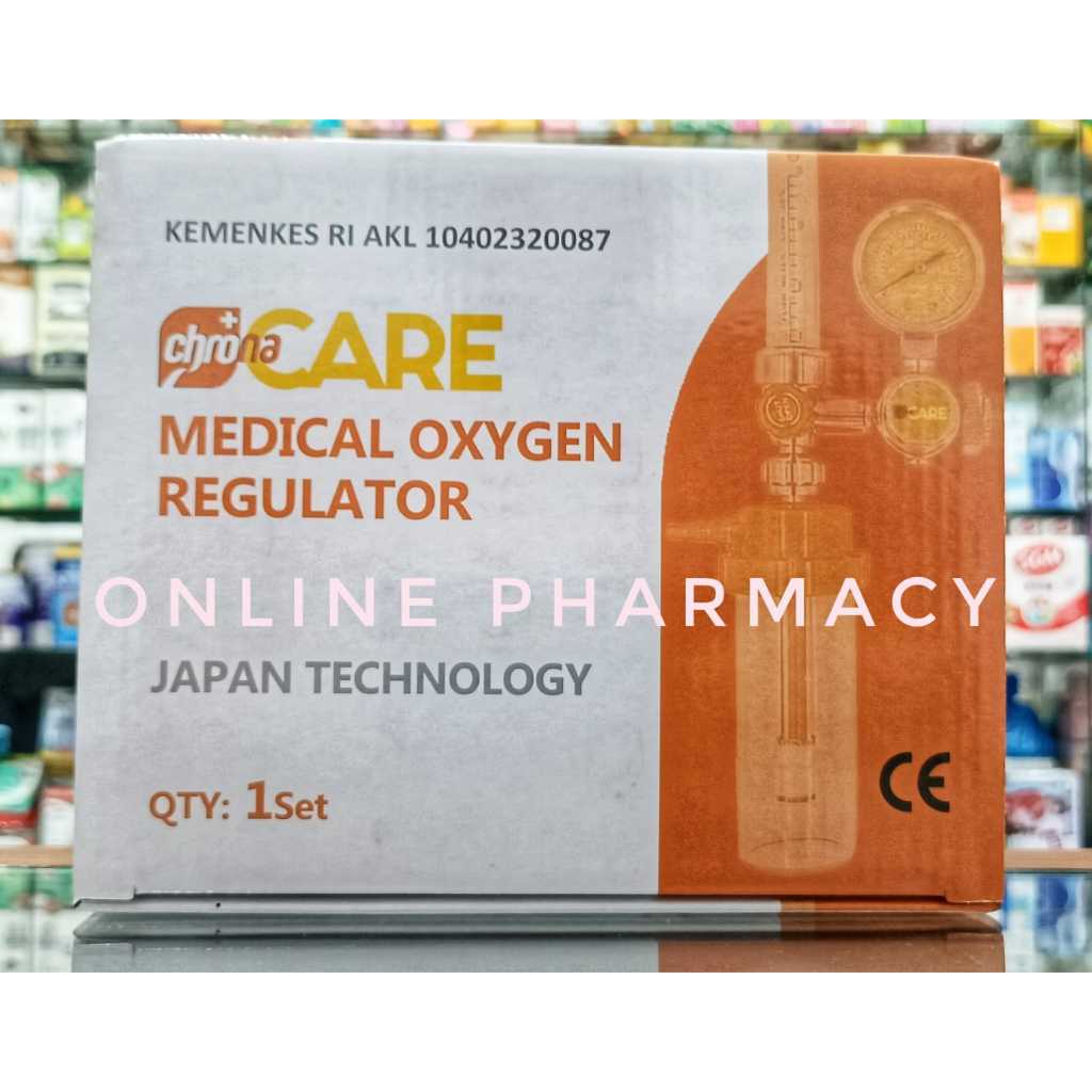 Regulator Oksigen CHRONA CARE Original Medical Oxygen Regulator O2