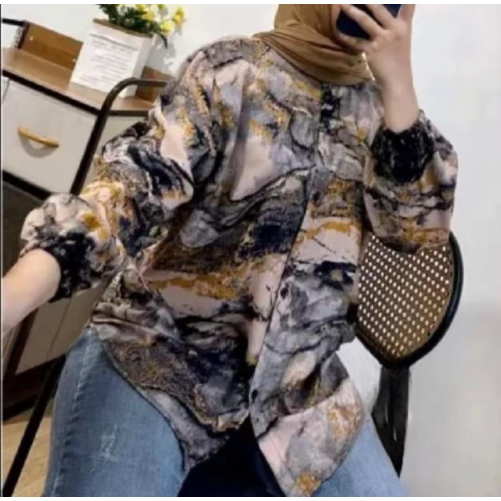 KEMEJA RAYON JUMBO L XL // KEMEJA KANCING // KEMEJA MOTIF // KEMEJA BIG SIZE // ATASAN // KEMEJA WAN