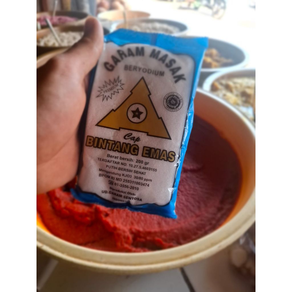 

Garam Masak bintang Mas