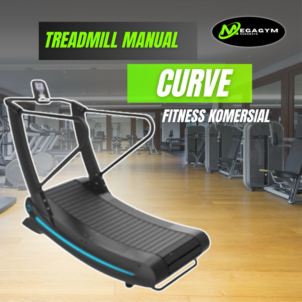 Treadmill Manual Curve Treadmill Komersil