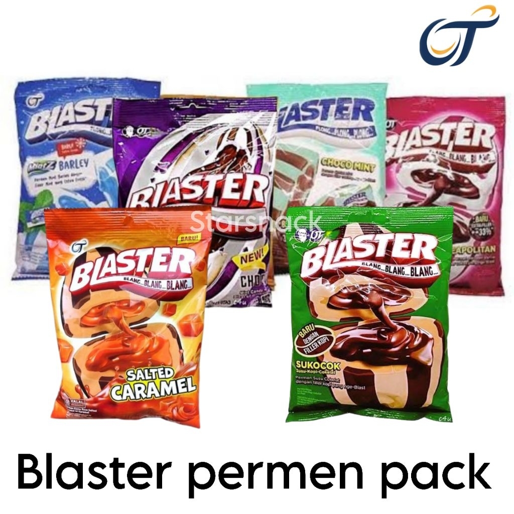 

Blaster Neapolitan sukocok salt karamel permen 125gr
