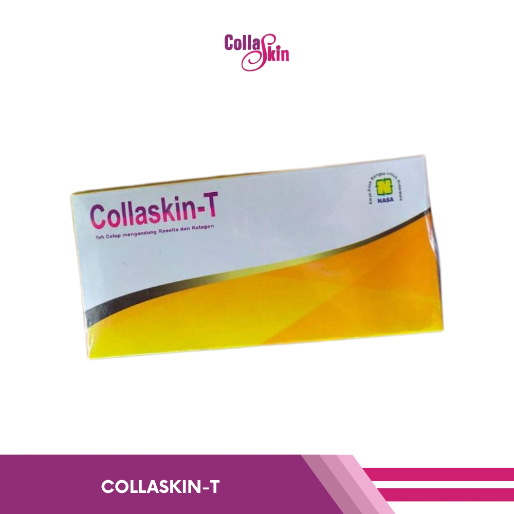 

COLLASKIN - Teh Celup Rosella & Kolagen - 1 Box Isi 15 Sachet