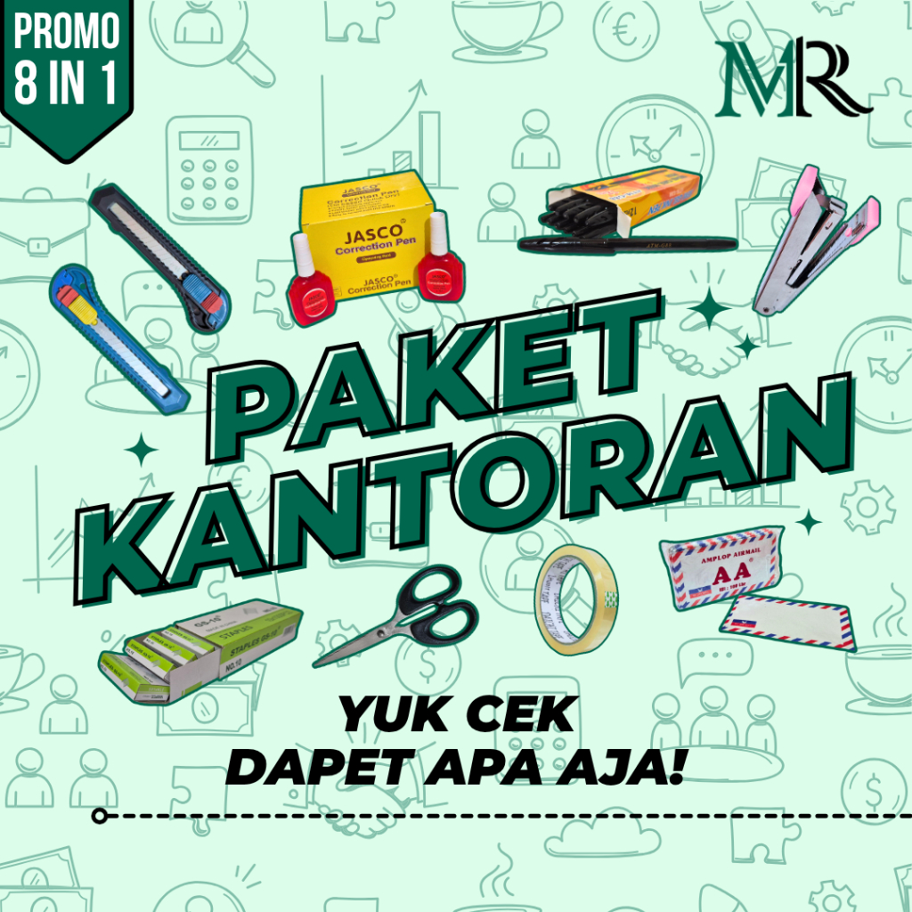 

Paket Perlengkapan Alat Tulis Kantor - Lengkap untuk Kebutuhan Harian