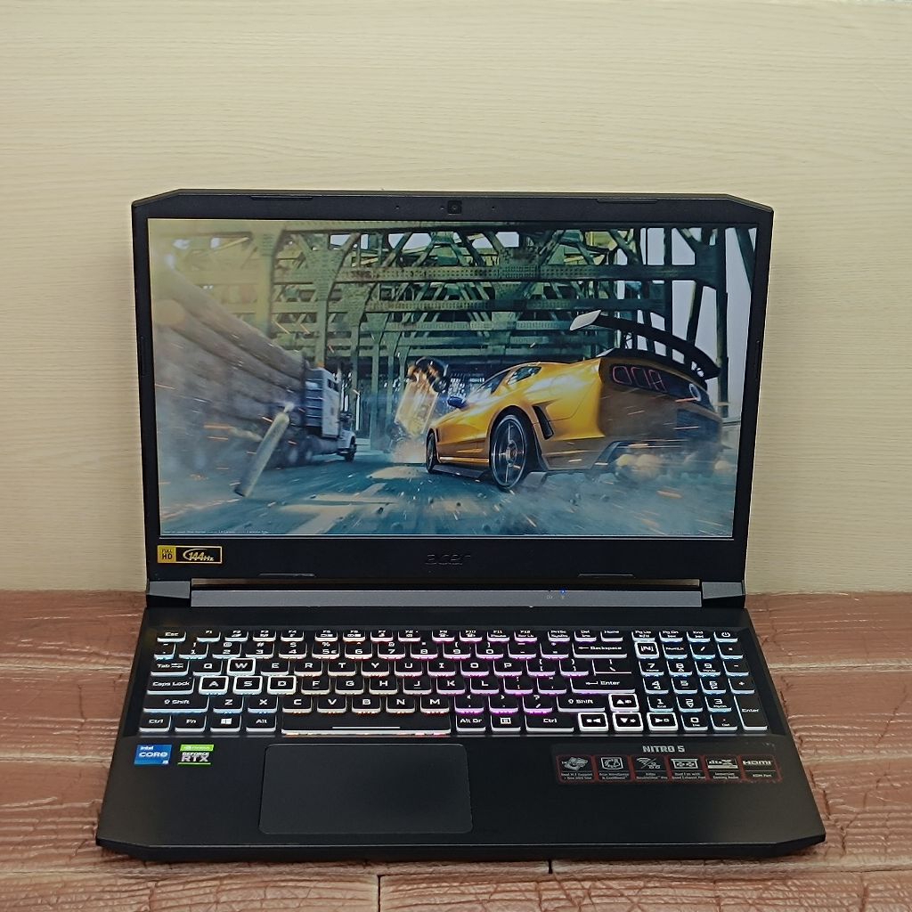 Laptop Acer NITRO 5 GAMING AN515-57 Intel Core i5-11400H RAM 8GB SSD 512GB RTX 3050 GEN11 RGB