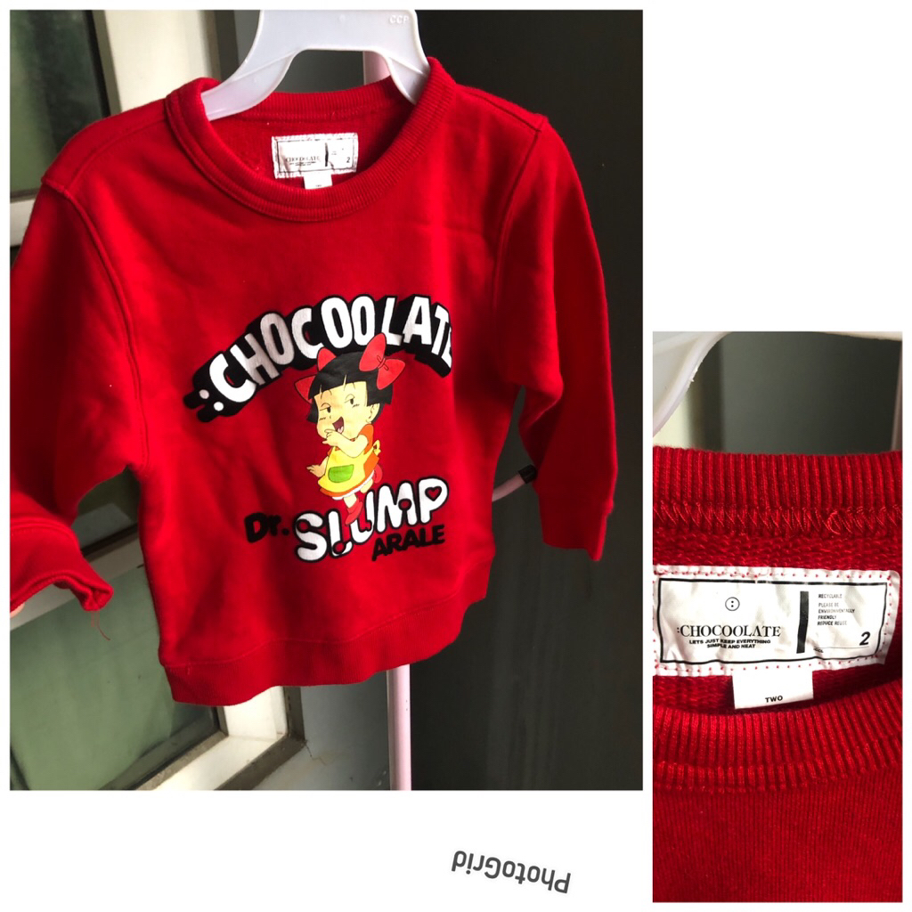 crew neck anak Dr Slum arale chocoolate