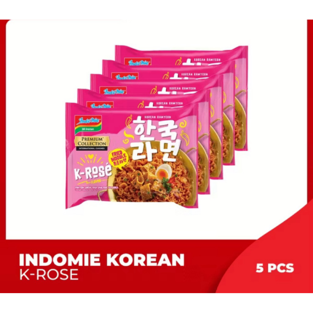 

Indomie Korean K-Rose 5 pcs – Rasa Pedas Creamy ala Korea, Bikin Nagih!