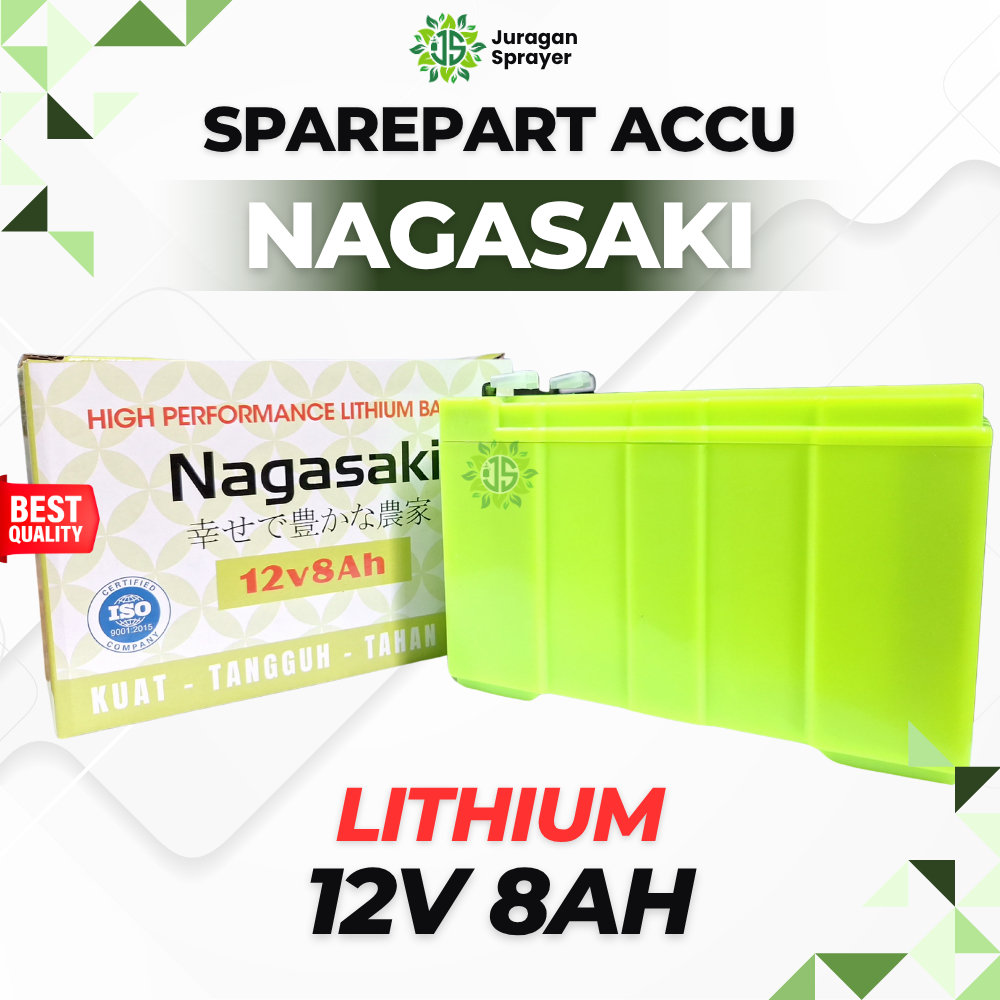 AKI SPRAYER ELEKTRIK NAGASAKI LITHIUM 12V 8H | ACCU ORIGINAL SPAREPART