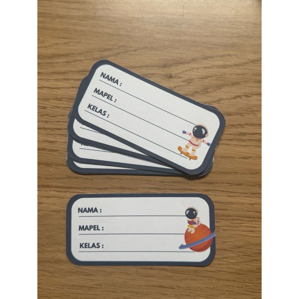 

READY STOCK Stiker Buku Pelajaran isi 15pcs