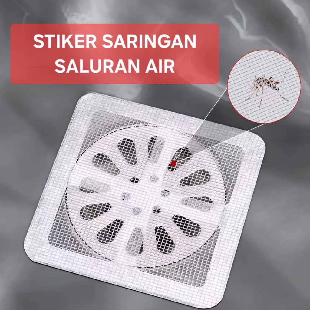 TOKYOBERRY STIKER SARINGAN MENCEGAH MAMPET SERANGGA RAMBUT WASTAFEL KAMAR MANDI SINK BAK CUCI PIRING