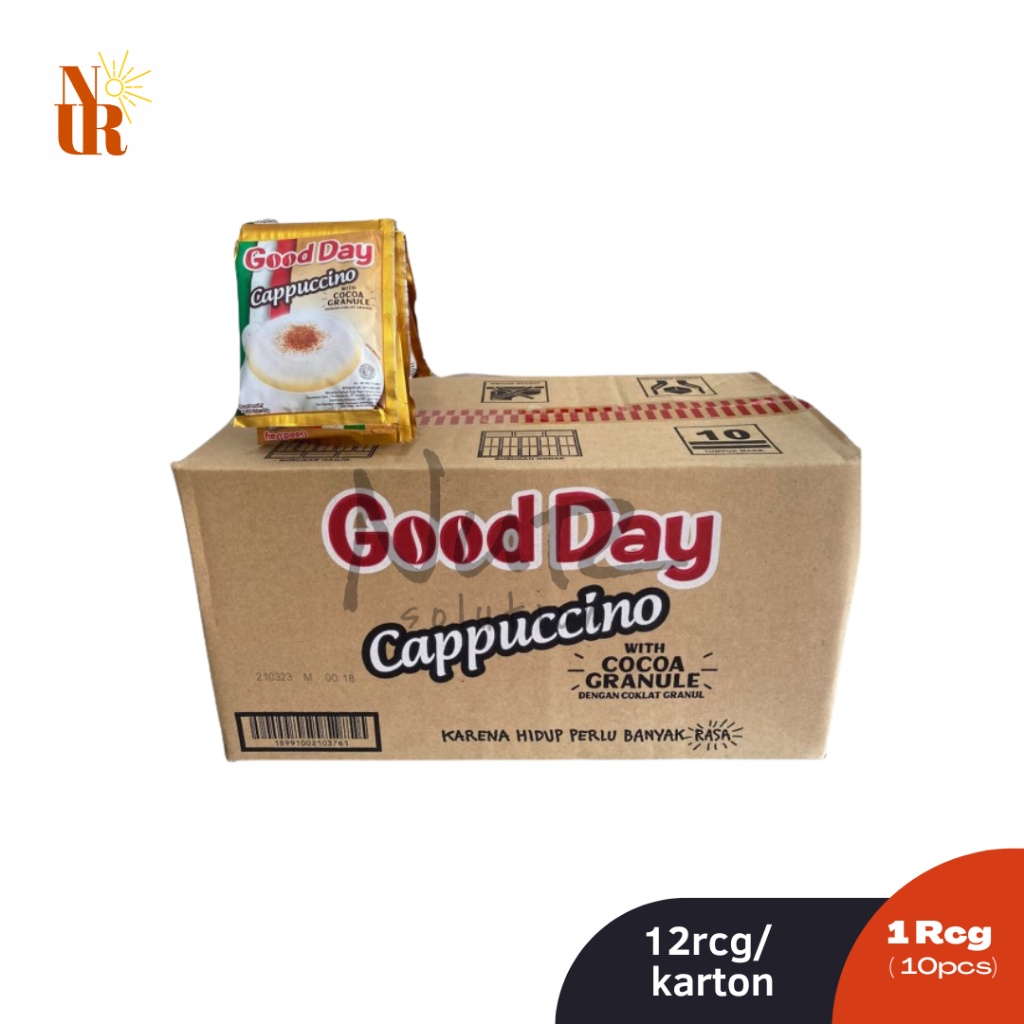 

Good Day Cappucino Isi 12 Renceng (Karton)