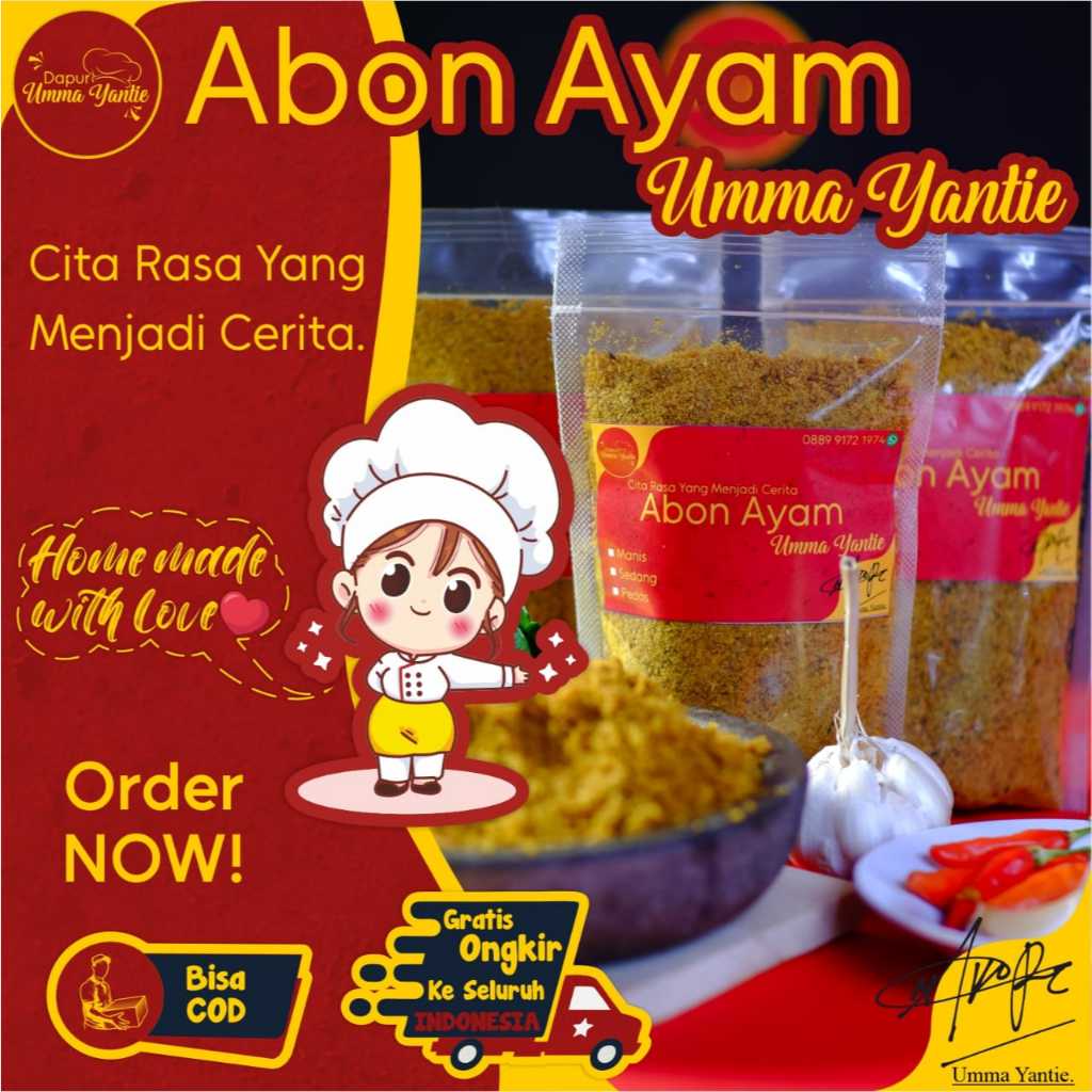 

Abon Ayam 100 Gram Dan 150 Gram Premium Rumahan Halal