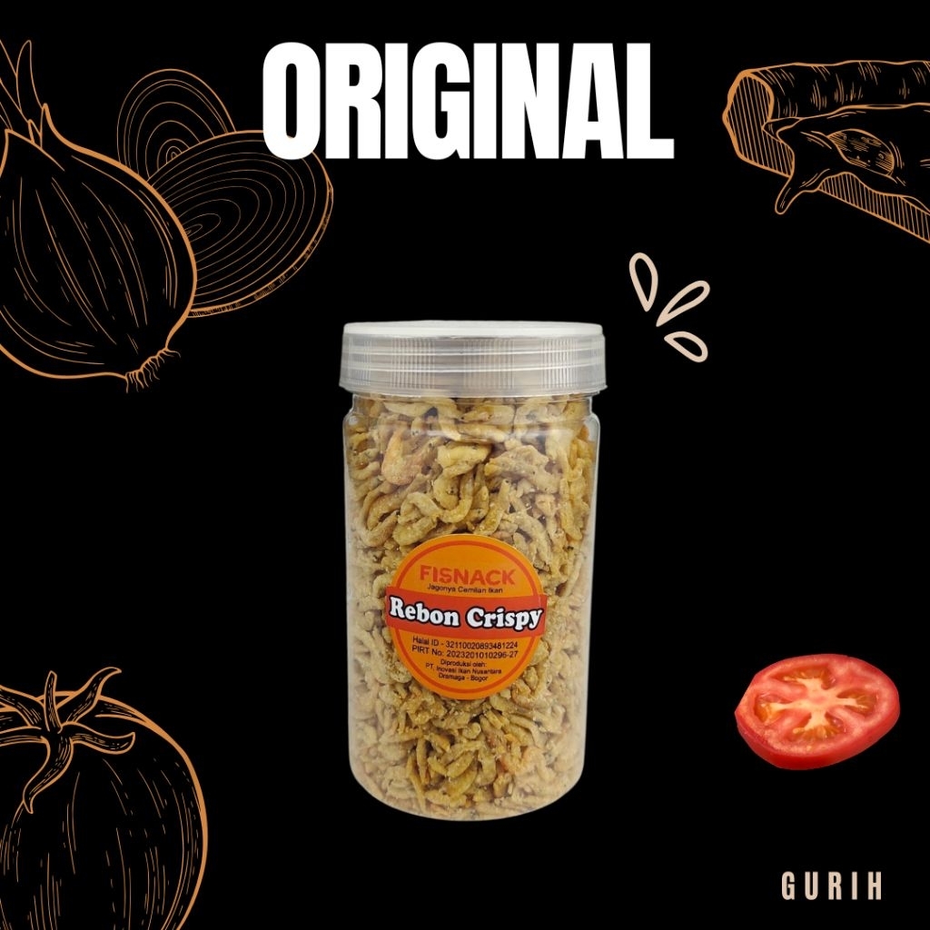 

Forcysn Rebon Crispy Udang Keripik